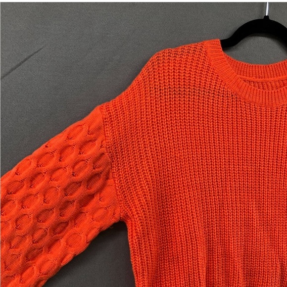 🍊Citrus long sleeve sweater! Sz L/XL - Picture 5 of 9